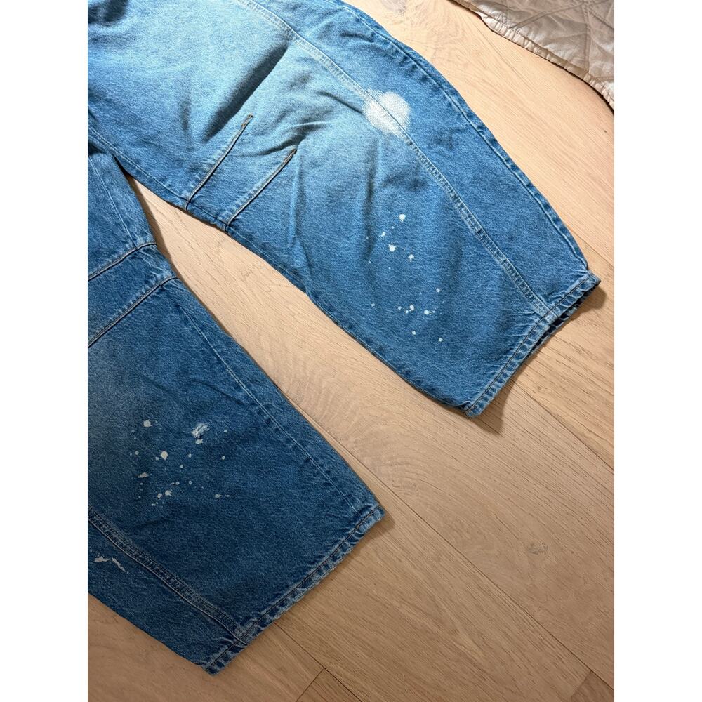 We The Free Good Luck Mid Rise Barrel Leg Jeans Size 28 - Picture 4 of 15